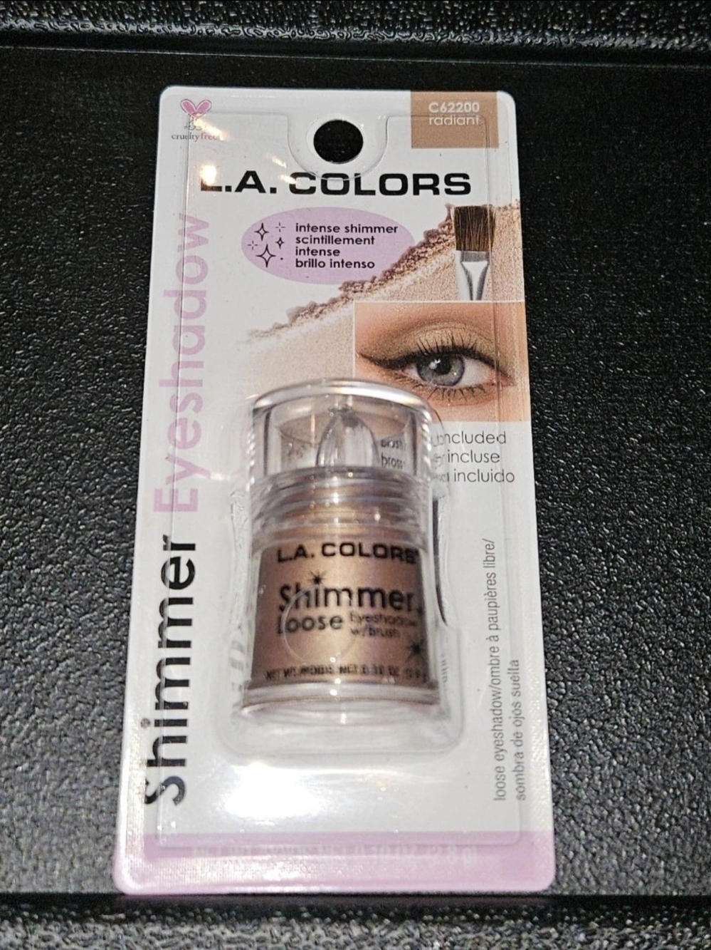 L.A. Colors Shimmer Loose Eyeshadow - Radiant BNIB